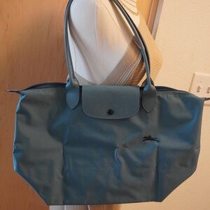 Longchamp Teal Tote Bag